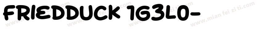FRIEDDUCK 1G3L0字体转换